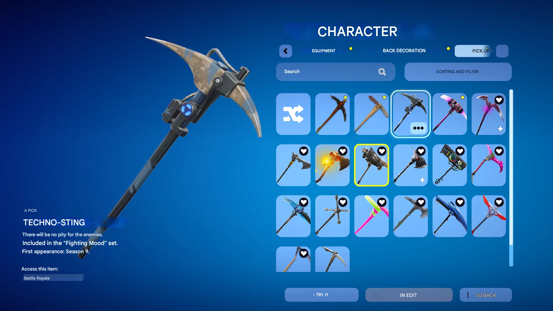 F1022 36 Skins, Agent Pumpkin, Skeleton, Blaze Jack, Rescue, Luna, Reaper Pickaxe